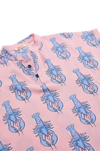 Camisa - Azul y rosa