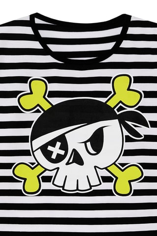 Camiseta de tirantes y sarouel - Blanco y negro