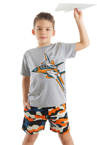 Camiseta y short - Gris