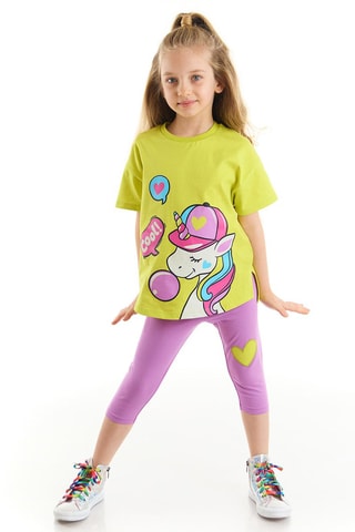 Camiseta y leggings - Verde