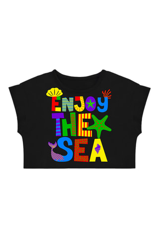 Top y leggings - Negro