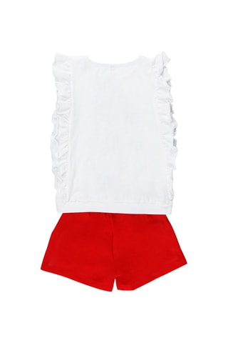 Camiseta y short - Rojo