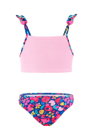 Bikini - Rosa y azul marino