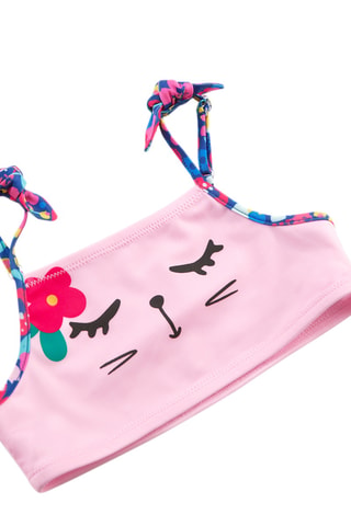 Bikini - Rosa y azul marino