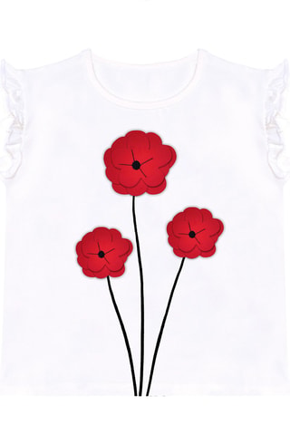 Camiseta y leggings - Blanco y azul marino