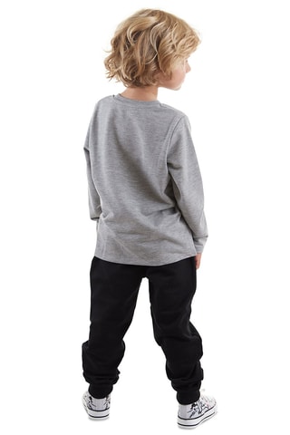 Camiseta y pantalón de chándal - Negro y gris