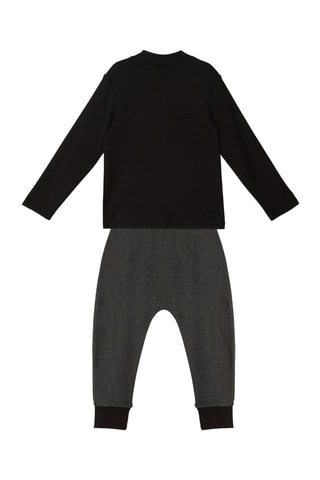 Sudadera y pantalón de chándal Super Hero - Negro