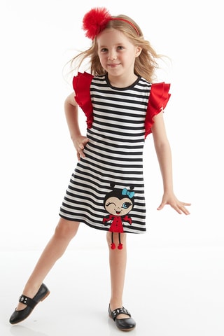 Vestido - Blanco y negro