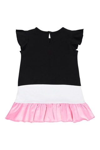 Vestido de gato - Negro y rosa