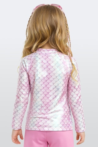Camiseta con protección solar Mermaid - Rosa