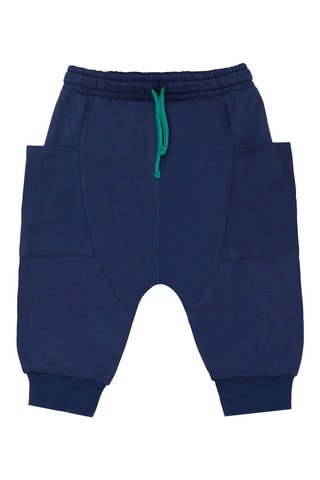 Camiseta y sarouel - Verde y azul marino