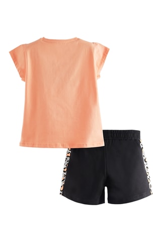 Camiseta y short Zebra Leo - Rosa