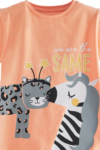 Camiseta y short Zebra Leo - Rosa