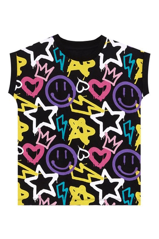 Camiseta y leggings - Negro