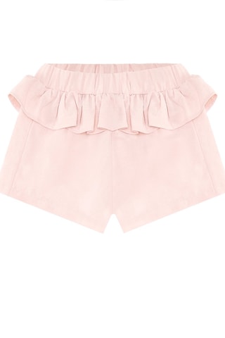 Camiseta y short - Blanco y rosa