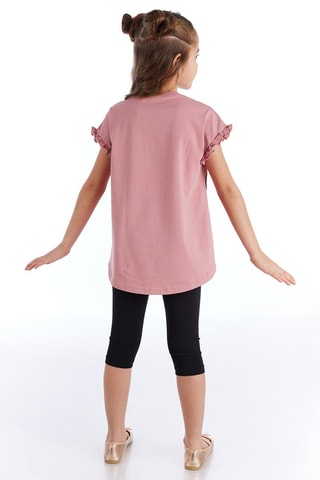 Camiseta y leggings - Rosa