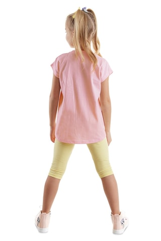 Camiseta y leggings - Rosa