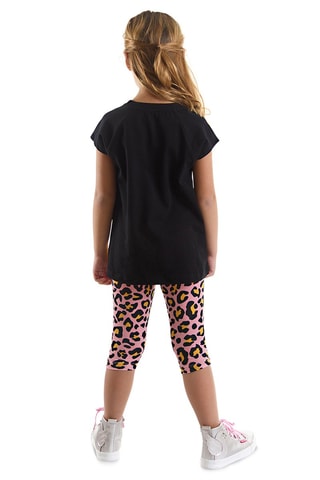 Camiseta y leggings - Negro