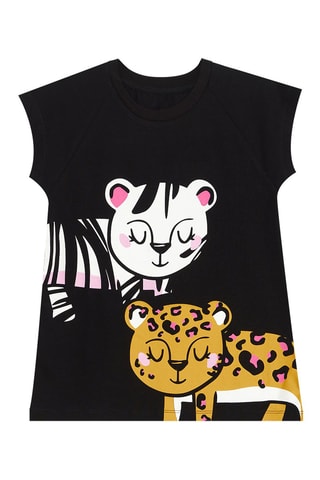 Camiseta y leggings - Negro
