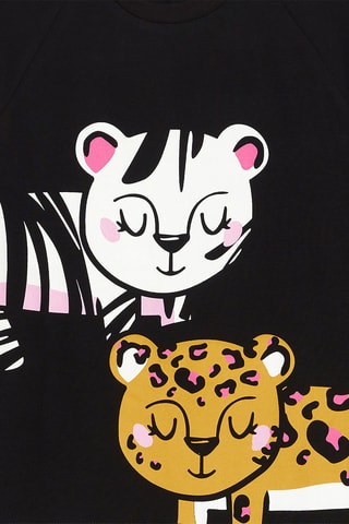 Camiseta y leggings - Negro