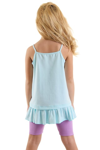 Camiseta de tirantes y short - Azul