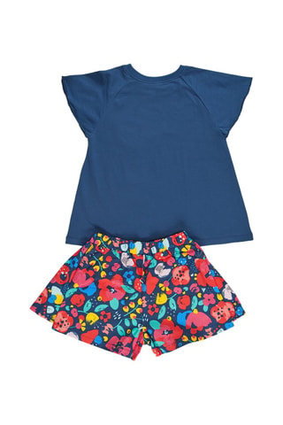 Camiseta y short - Azul marino