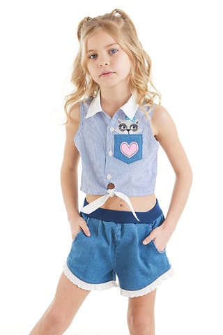 Camisa y short - Azul marino