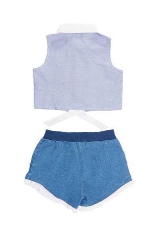 Camisa y short - Azul marino