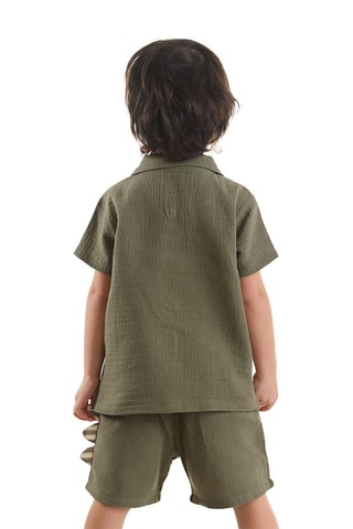 Camiseta y short - Caqui