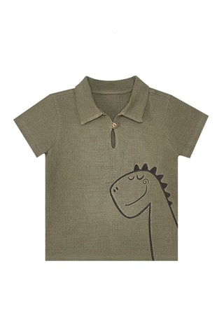 Camiseta y short - Caqui