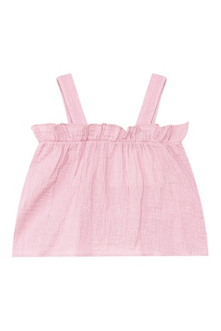 Camiseta y short - Rosa y azul marino