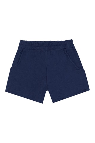 Camiseta y short - Rosa y azul marino