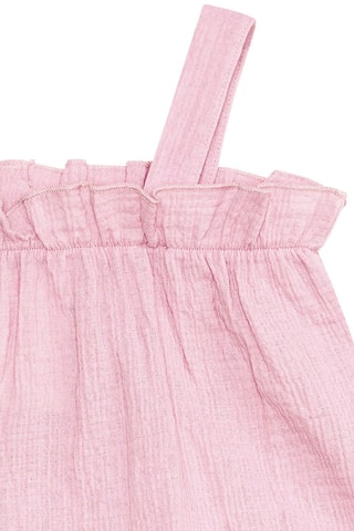 Camiseta y short - Rosa y azul marino