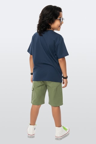 Camiseta y short Genius - Azul marino