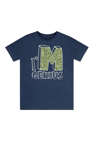 Camiseta y short Genius - Azul marino