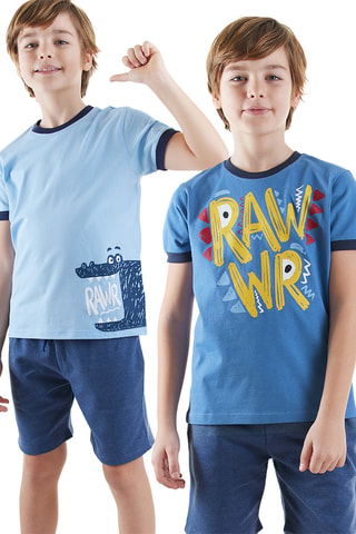 2 camisetas Rawr - Azul