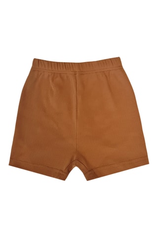 Camiseta y short Dino - Marrón