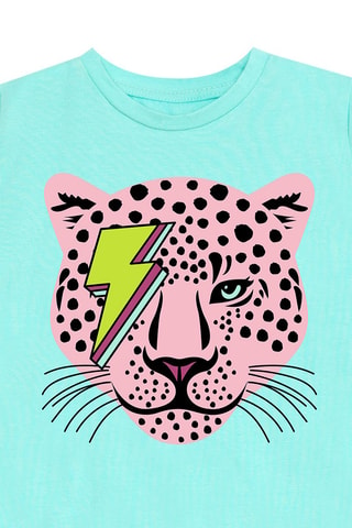 Camiseta y leggings - Azul