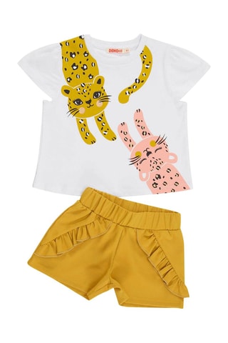 Camiseta y short - Amarillo