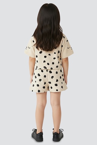 Top y short Léopard - Crudo