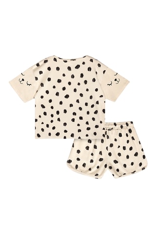 Top y short Léopard - Crudo