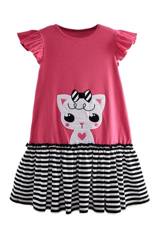 Vestido Cute Kitty - Rosa