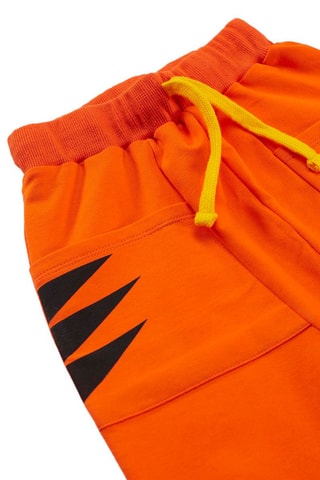 Camiseta y sarouel - Gris y naranja