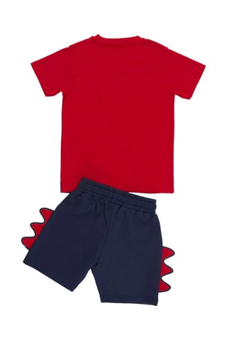 Camiseta y short - Rojo y azul marino