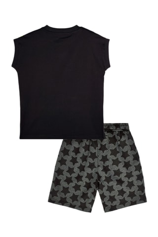 Camiseta y short Space - Negro