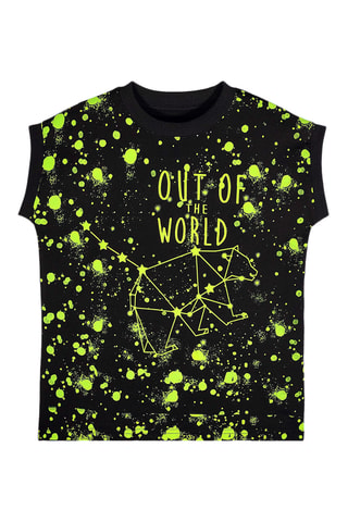 Camiseta y short Space - Negro