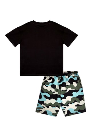 Camiseta y short Tiger - Negro