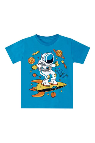 Camiseta y short - Azul y azul marino