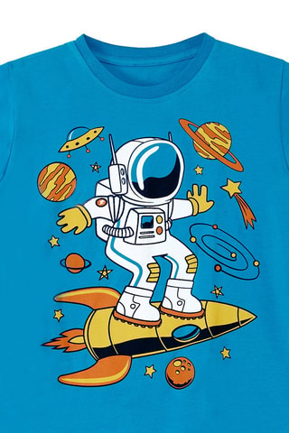 Camiseta y short - Azul y azul marino