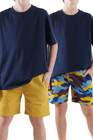 2 shorts - Mostaza